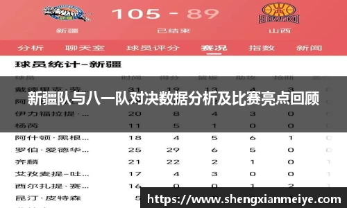 新疆队与八一队对决数据分析及比赛亮点回顾