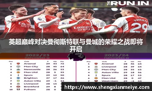 英超巅峰对决曼彻斯特联与曼城的荣耀之战即将开启